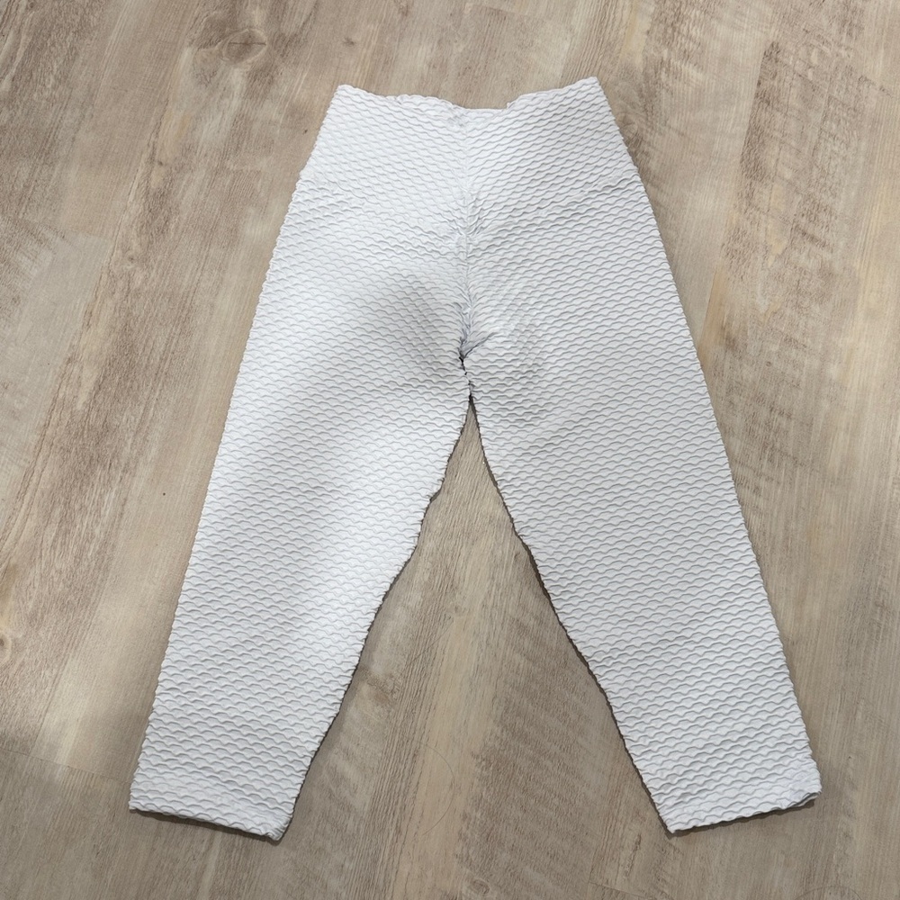 Booty by Brabants White Textured Leggings